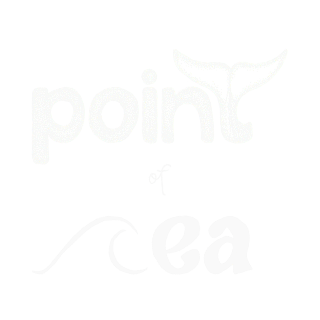 Point of Sea Logo - white